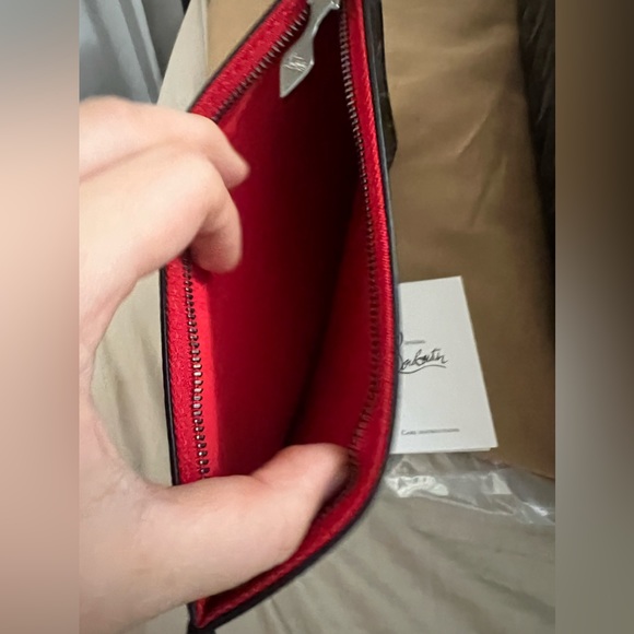 Brand NWT Christian Louboutin Cabata Monogram Toile Large Tote Bag and Pouch - Picture 13 of 15